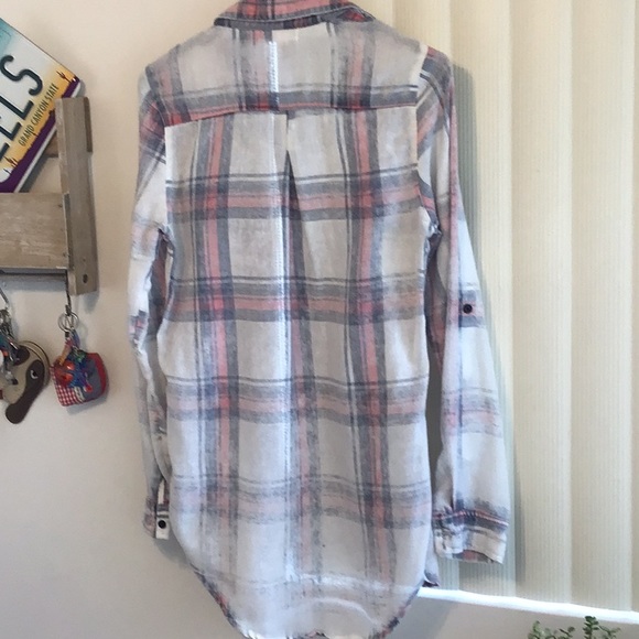 ‘Full Tilt’ Boyfriend Plaid Faded Shirt - Picture 6 of 8